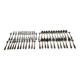 Silver metal cutlery