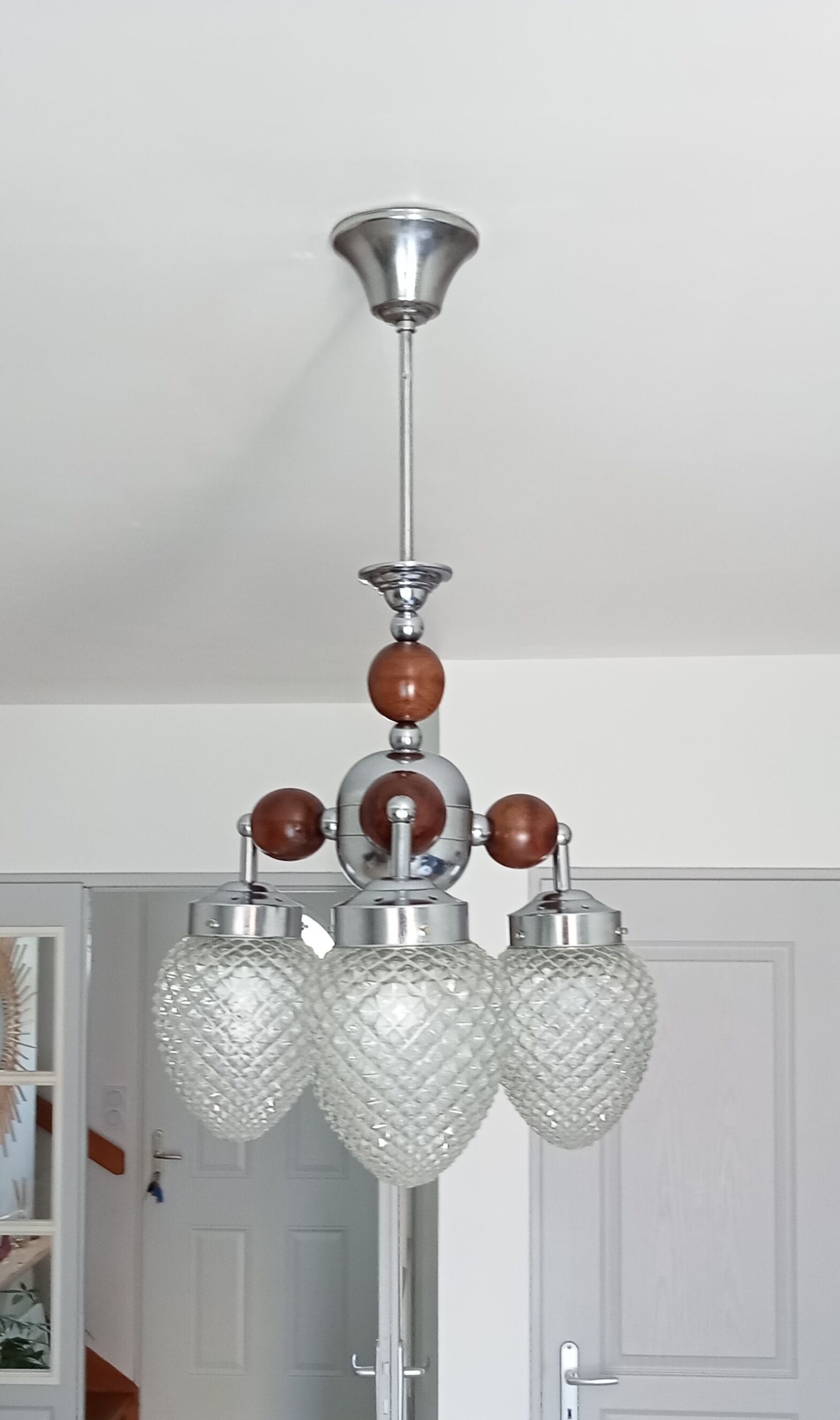 Lustre vintage art déco années 50/60