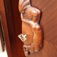 Mahogany wardrobe by Gaston Poisson art deco 1930