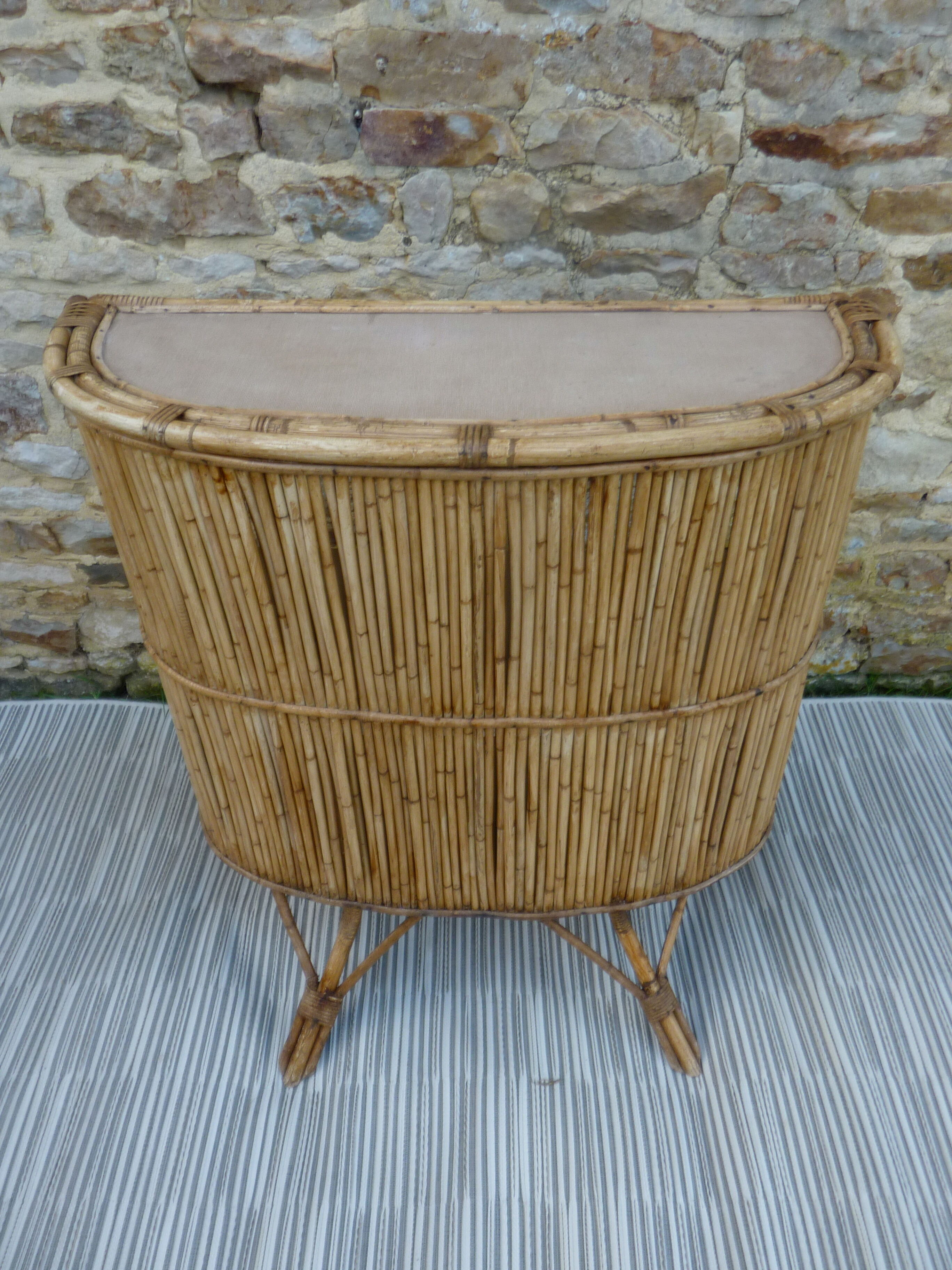 The 1960s rattan bar