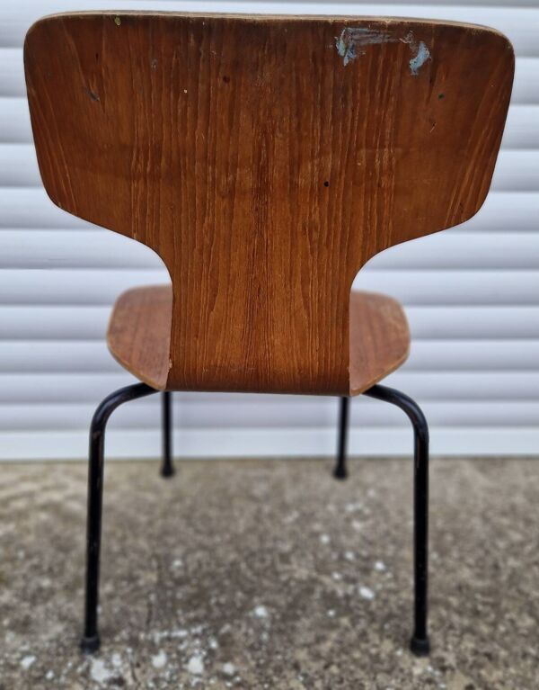 Chaise marteau 3123 de Arne Jacobsen pour Fritz Hansen en 1969, modèle enfant
