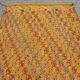 Tapis kilim jaune fait main