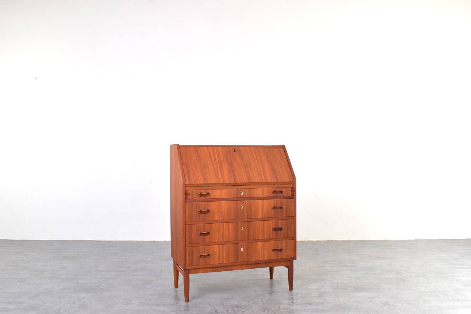 Mid-Century Danish Teak Secretary, 1960s.