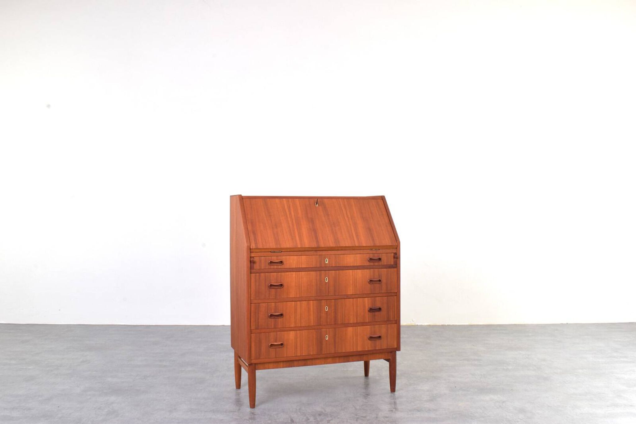 Mid-Century Danish Teak Secretary, 1960s.