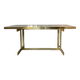 Brass table 1970 Italian lacquer