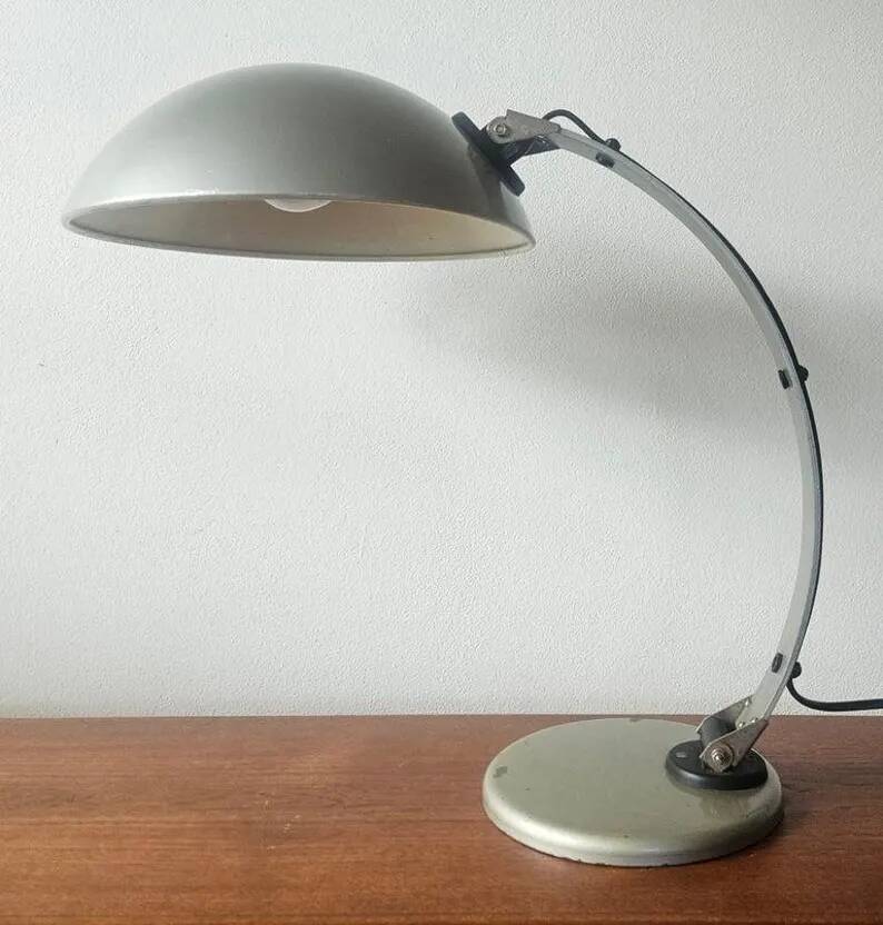 Rare Adjustable Midcentury Table Lamp, 1970s