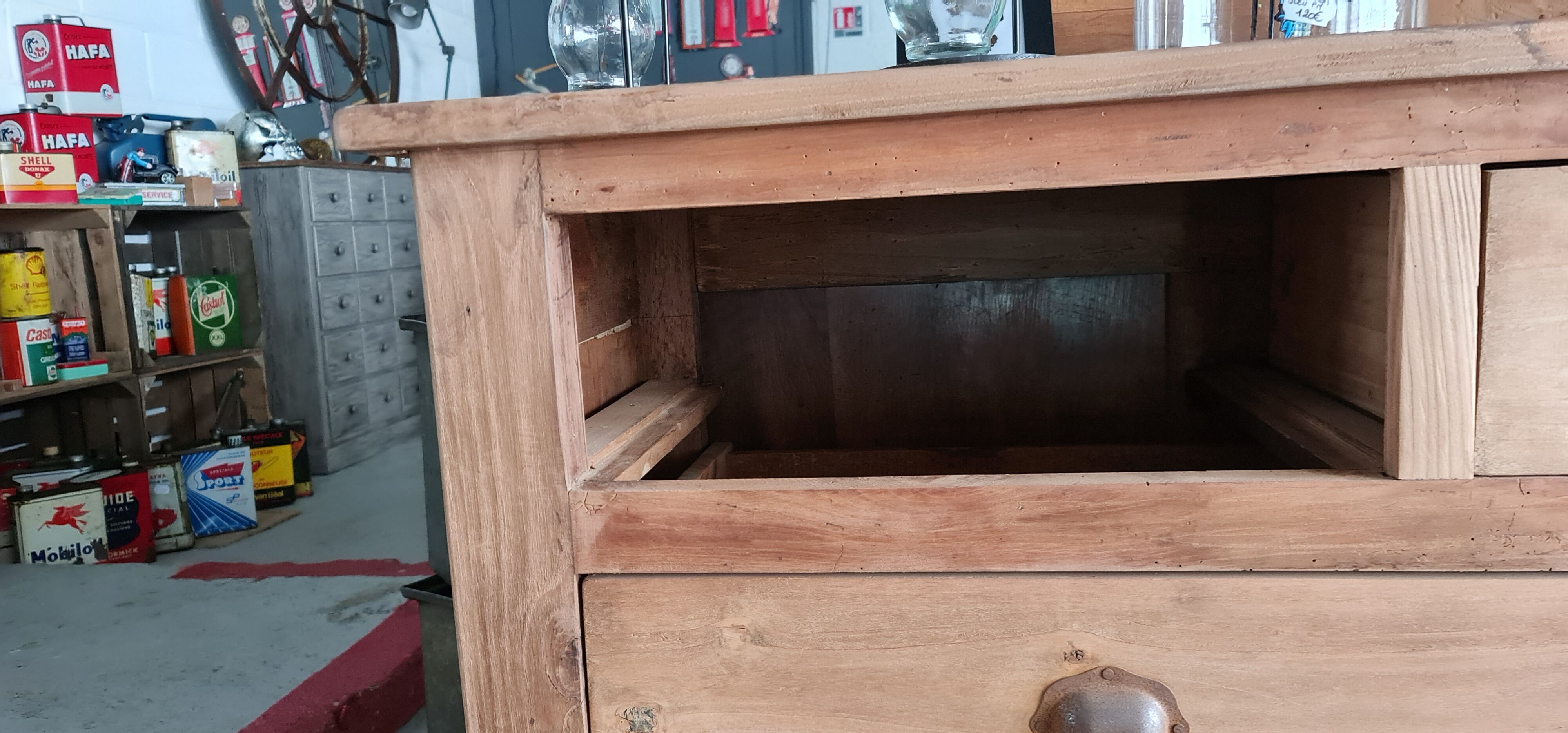 Drawer cabinet industrial furniture by trade ten drawers