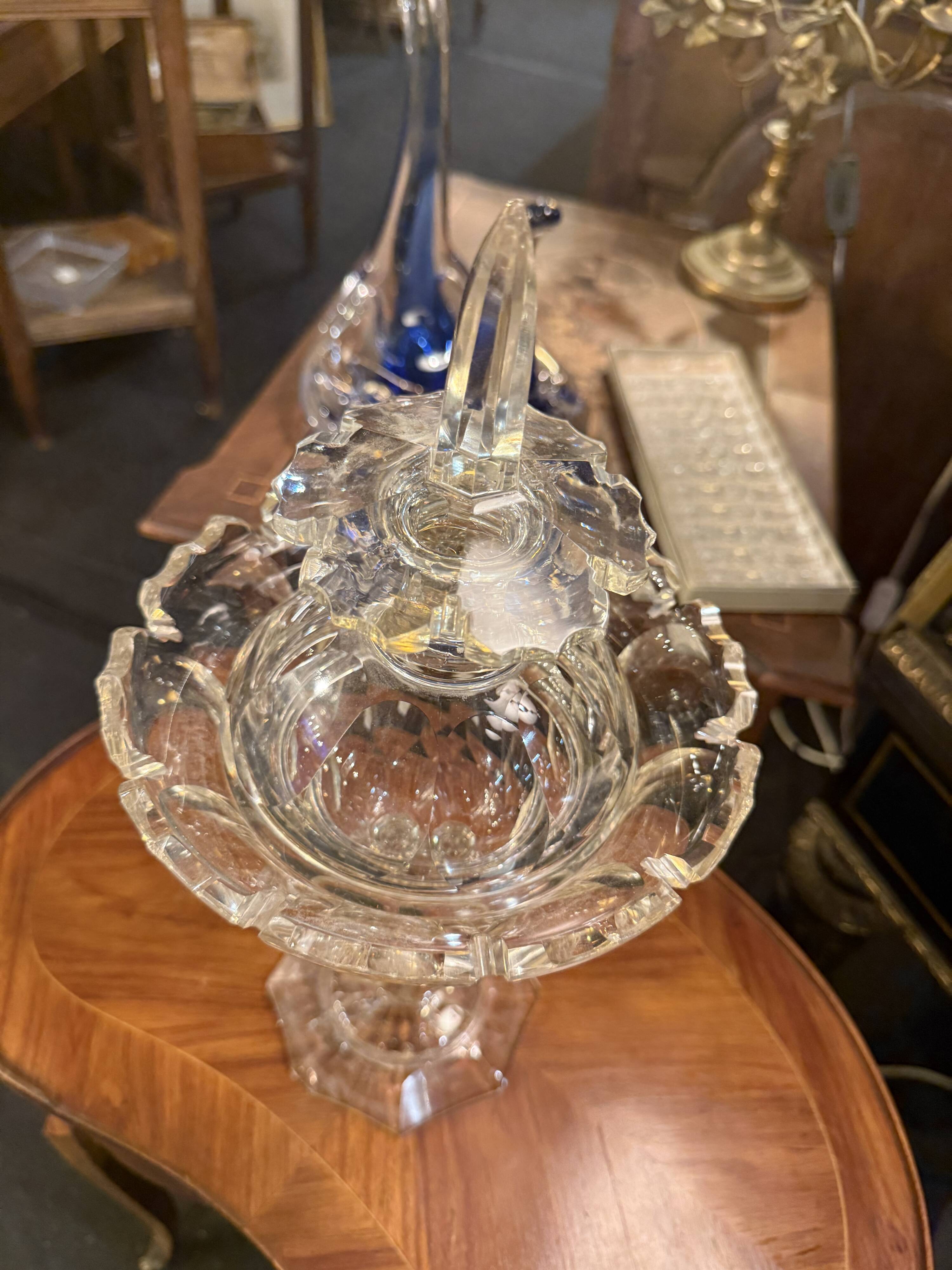 Crystal biscuit jar