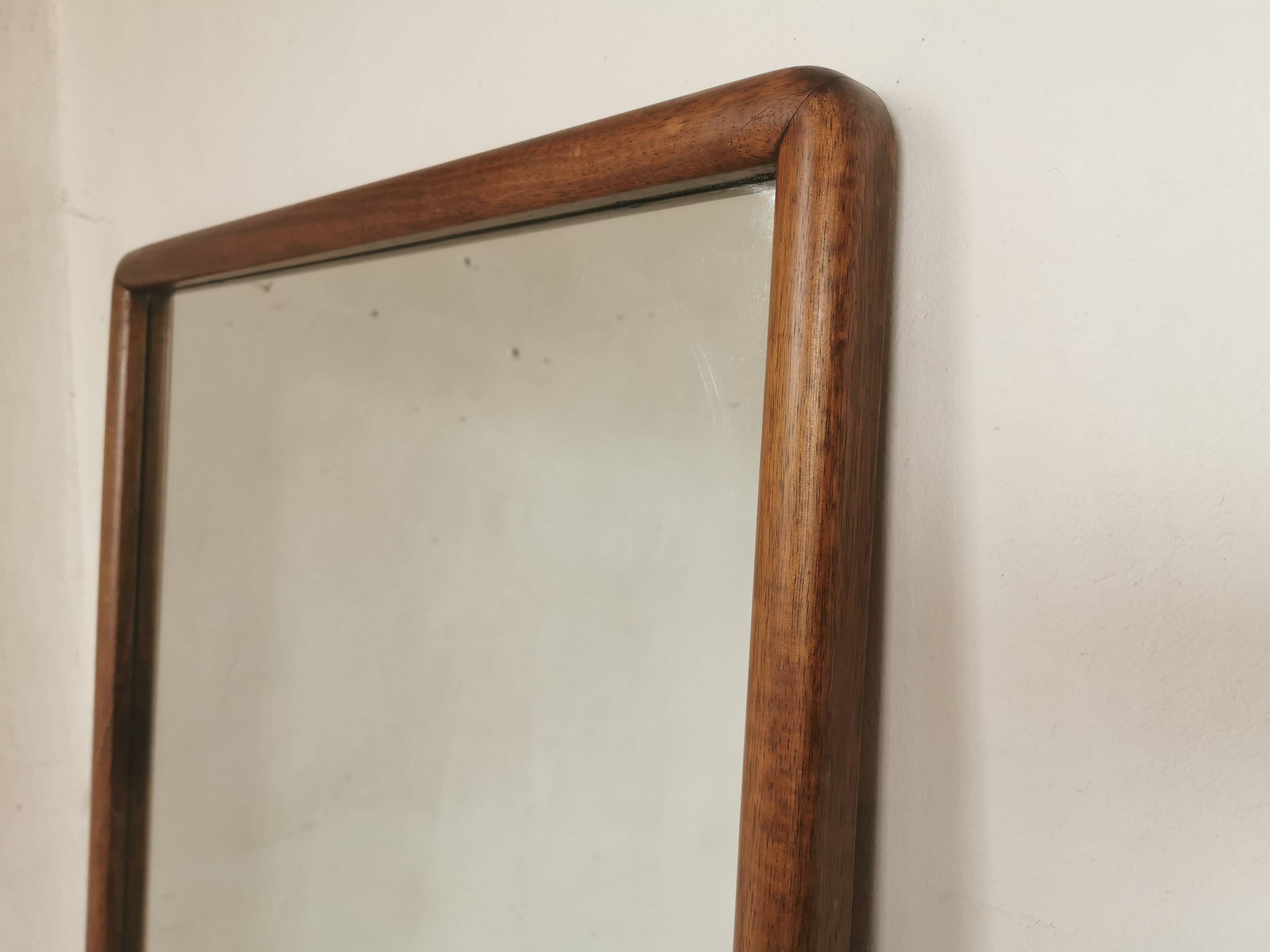 Scandinavian mahogany mirror