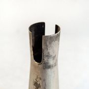 Silver-plated metal vase by Lino Sabattini for Christofle, France, 1950s.