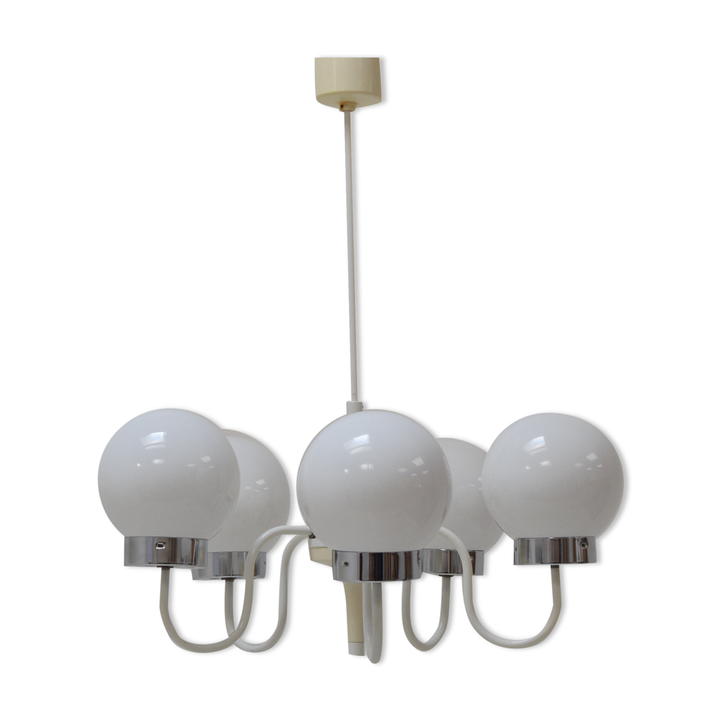 Mid Century chandelier /Jílové u Děčína, 1970´s.