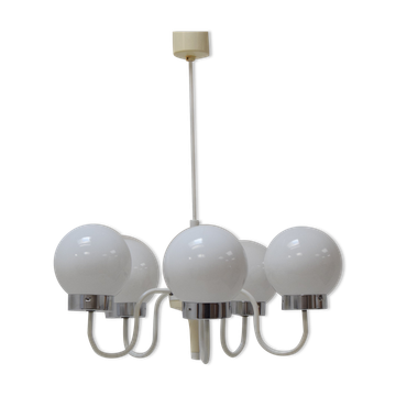 Mid Century chandelier /Jílové u Děčína, 1970´s.
