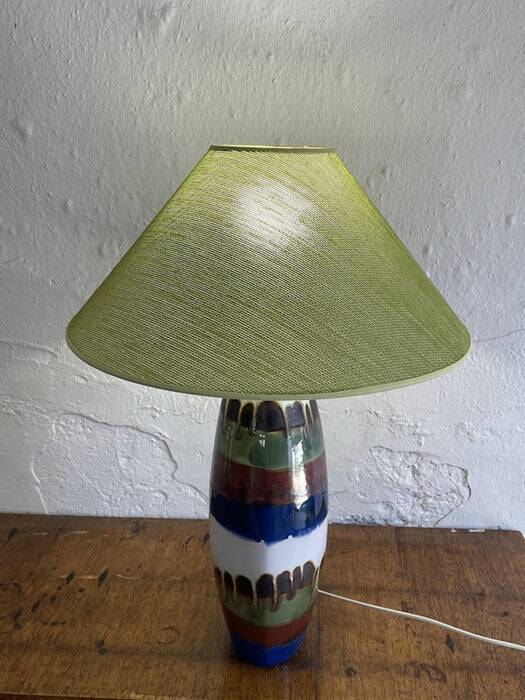 Vincent Cadeaux S.A. ceramic table lamp, France, 1990s