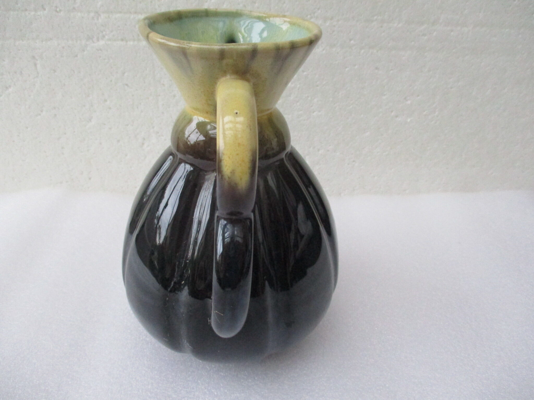 Vase alpho anses doubles grès art déco