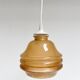 Lampe de plafond vintage couleur cognac, années 1960