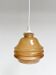 Lampe de plafond vintage couleur cognac, années 1960