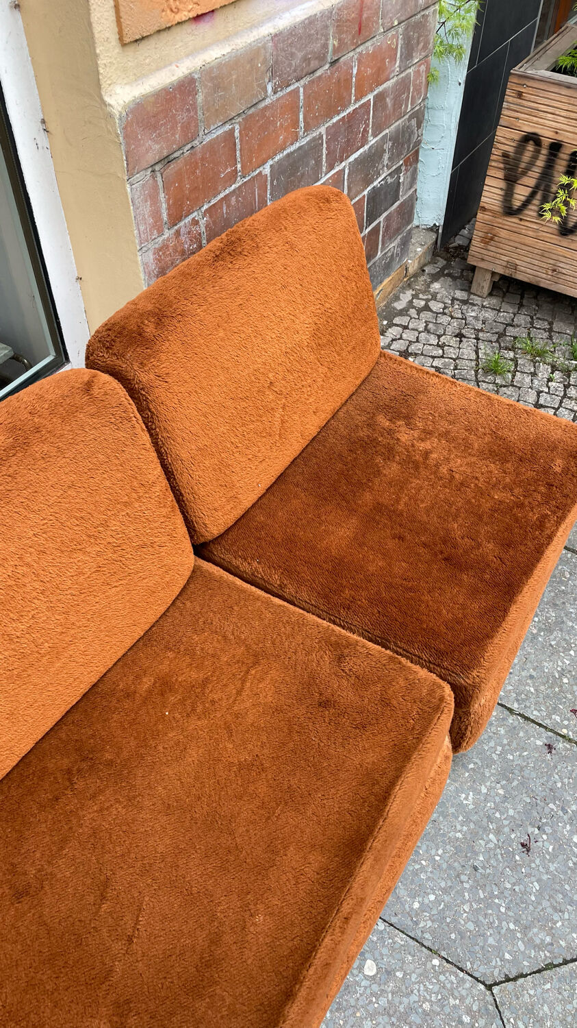 Vintage sofa from the 70s modular composed of 5 seats