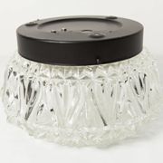 1960s floral round ceiling light
