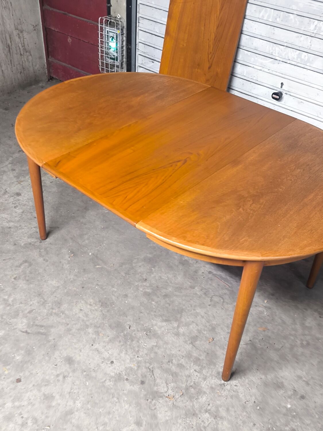 Vintage teak Scandinavian table from the 1960s by Johannes Andersen.