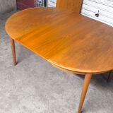 Vintage teak Scandinavian table from the 1960s by Johannes Andersen.
