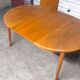Table scandinave vintage teck années 60 Johannes Andersen