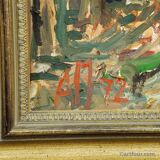 Forest Path – oil painting by Alexander Michael, 1972