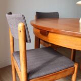 Suite of 5 chairs baumann 60s