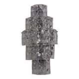 Large crystal glass flush mount from Kinkeldey, Germany, 1970s.