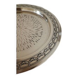 Vintage oriental brass tray