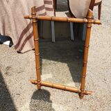 Bamboo barber mirror