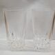 Arques crystal "tube" whisky glasses Tuileries Villandry