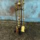 Antique brass fireplace mantelpiece