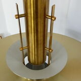 rare danish ceiling lamp by T H Valentiner in brass with 70 cm diameter