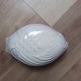 Plat poisson avec couvercle en céramique de Sarreguemines