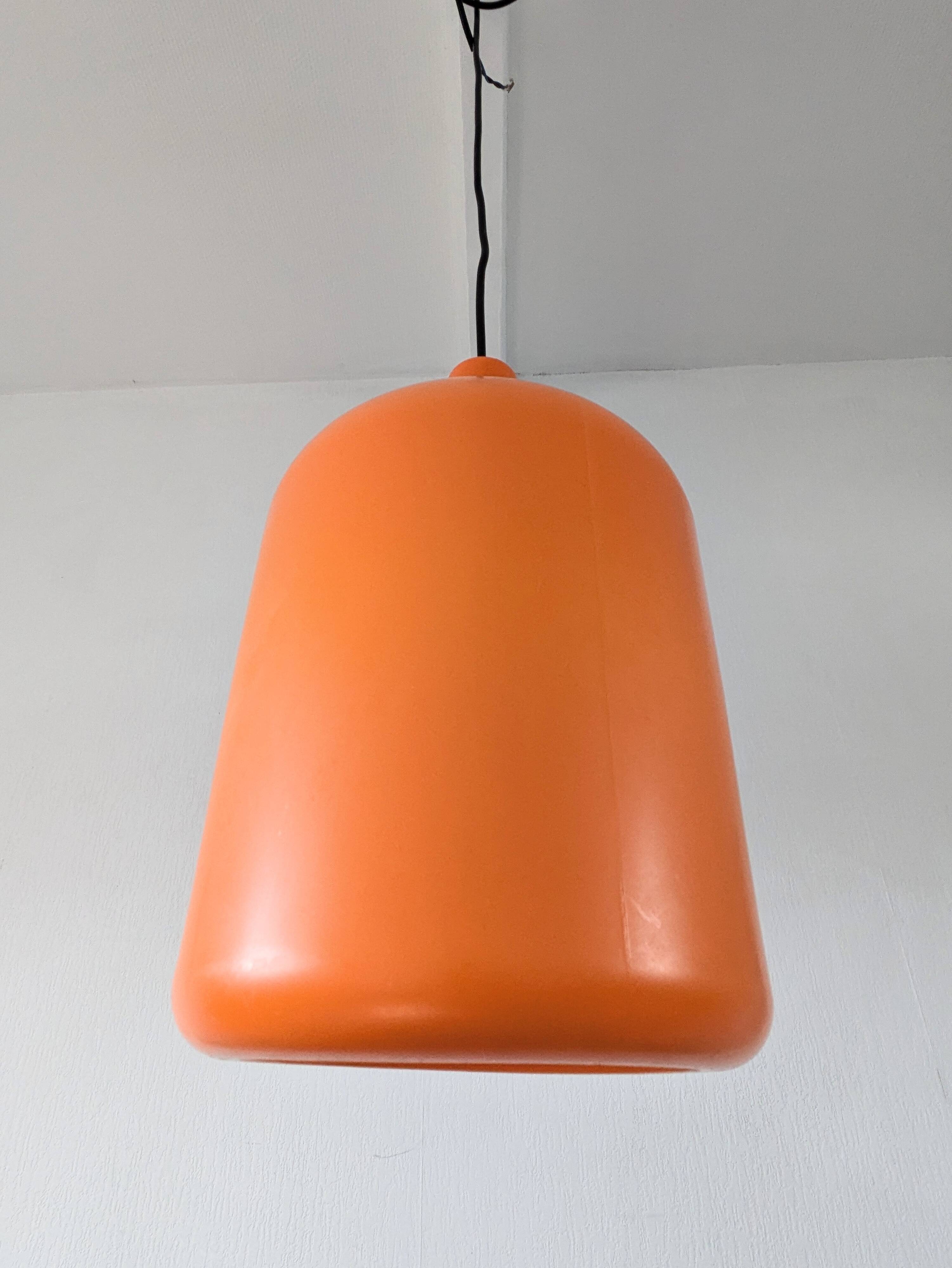 Orange pendant light Bob Design model Bulb