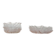 Vintage Swedish glass plates Eden by Lars Hellsten for Orrefors, 1970s, set of 13.