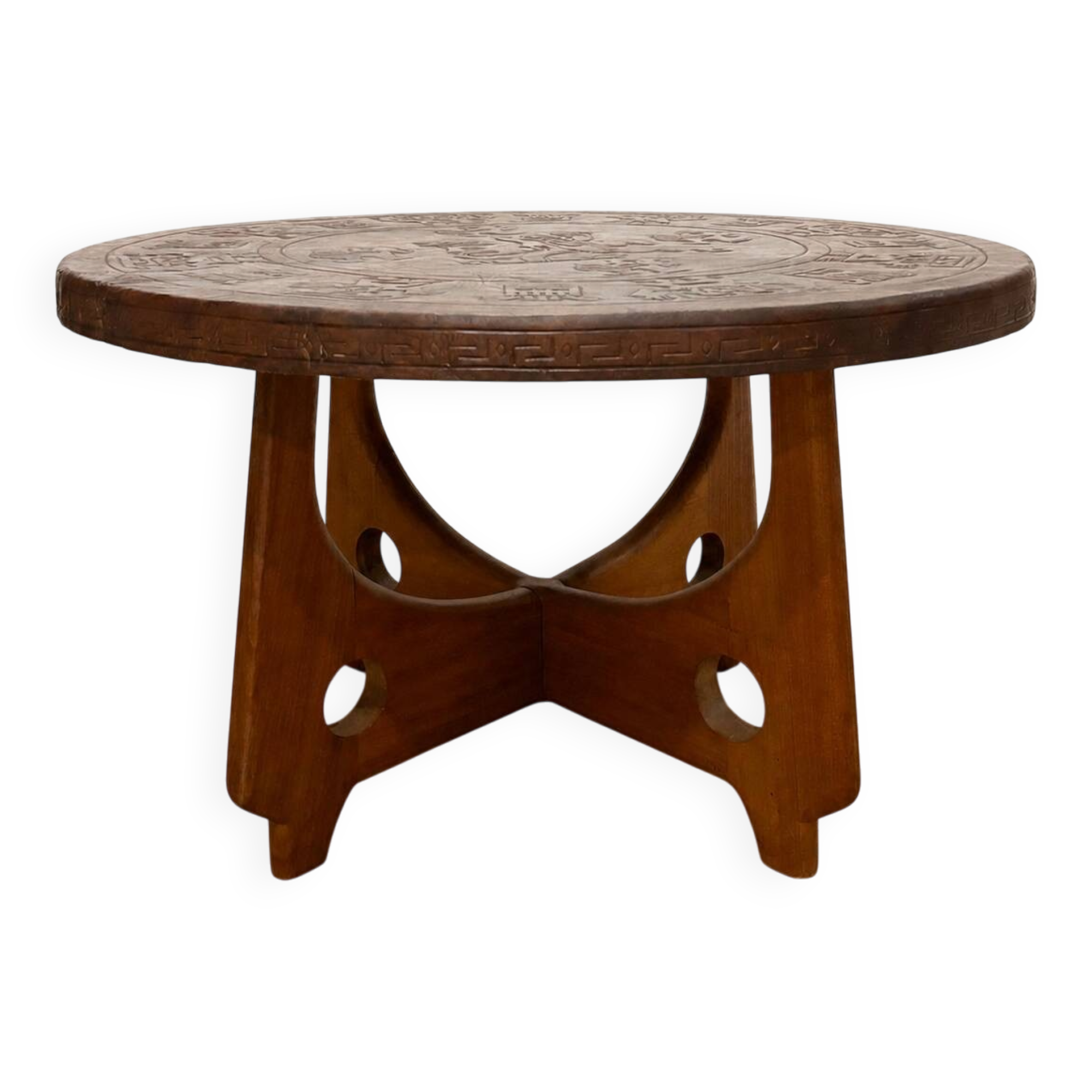 Leather coffee table Angel Pazmino