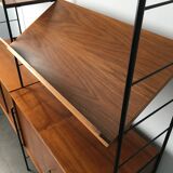 Bibliothèque modulable années 60