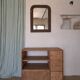 Old small workshop furniture made of wood.