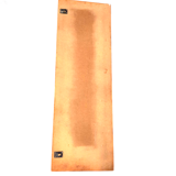 Vintage wooden coat hangers and glazed copper