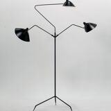 Floor lamp with three swivel arms