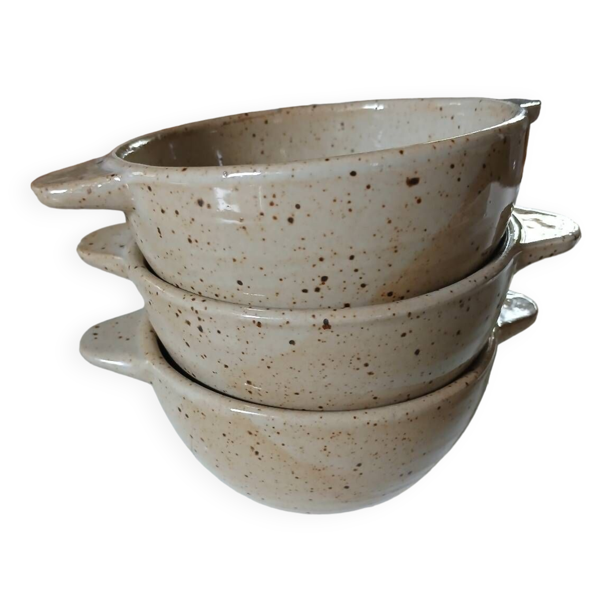 3 old ear bowls