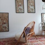 Rattan armchair from the 60s