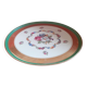 Plat  à tarte Peint main. Bouquet fleurs. Limoges;