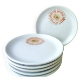 6 Assiettes plates de la faïencerie de St Amand 1713  Vintage
