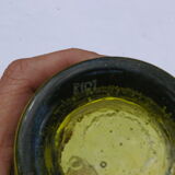 5 vintage bubble glass cups from Biot