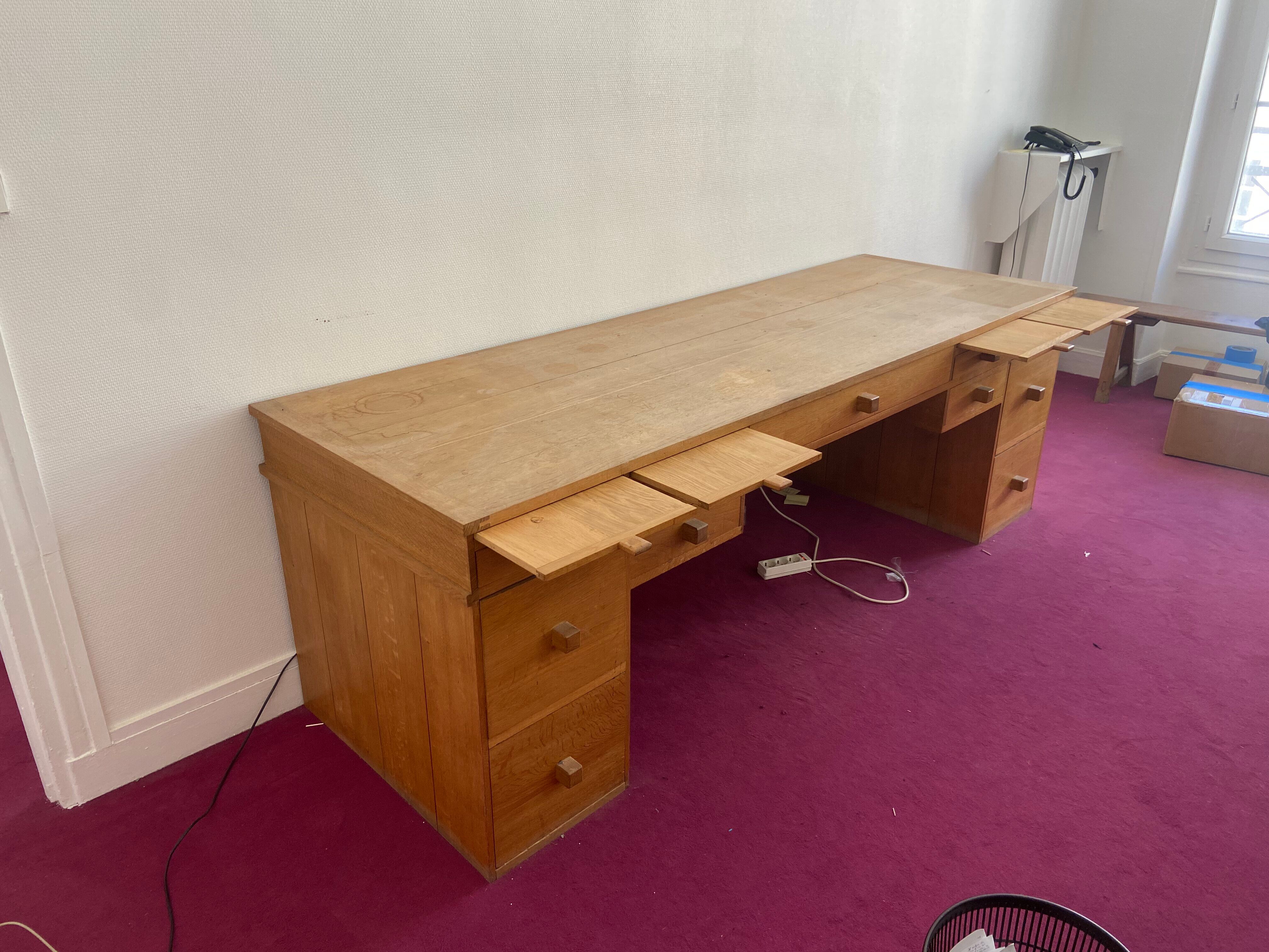 Desk with drawers