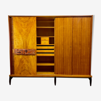 Garde robe 4 portes mid century