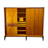 Mid century 4-door wardrobe