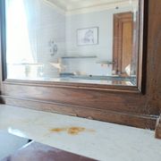 Fireplace mirror